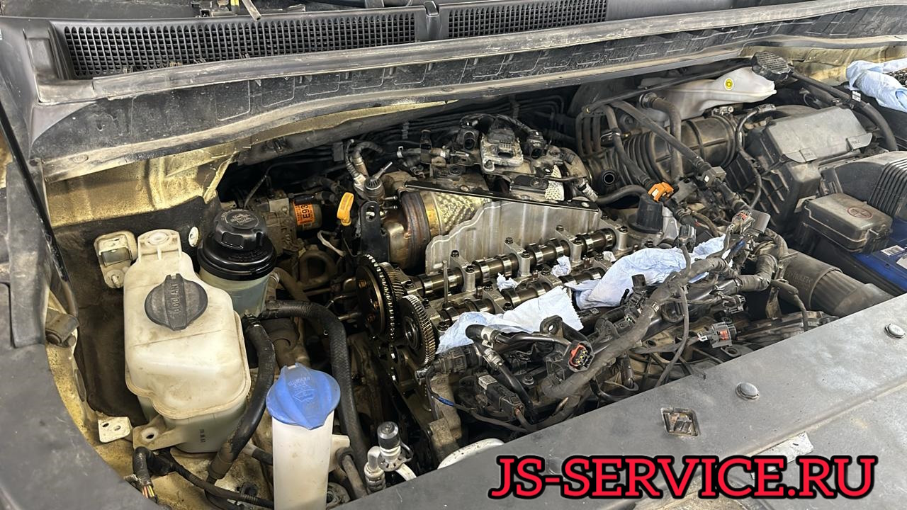 Kia Carnival. Замена цепи ГРМ в JS-Service, г. Пушкин, Территория Павильон Урицкого 1Л