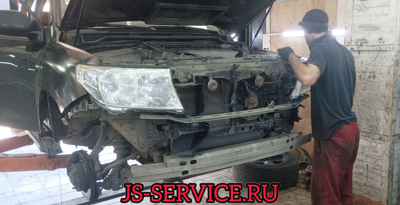 Toyota Land Cruiser 200. Малярно-кузовной ремонт. JS-Service, г. Пушкин, Территория Павильон Урицкого 1Л