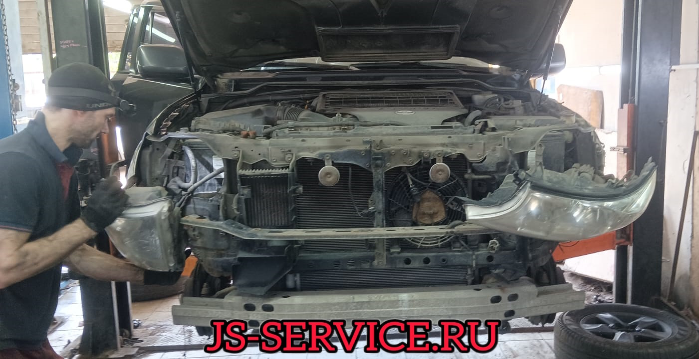 Toyota Land Cruiser 200. Малярно-кузовной ремонт. JS-Service, г. Пушкин, Территория Павильон Урицкого 1Л