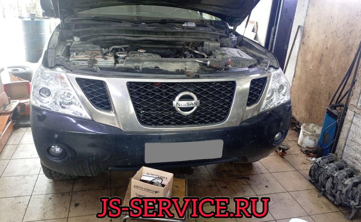 Замена стартера на Nissan Patrol в JS-Service, г. Пушкин, Территория Павильон Урицкого 1Л.