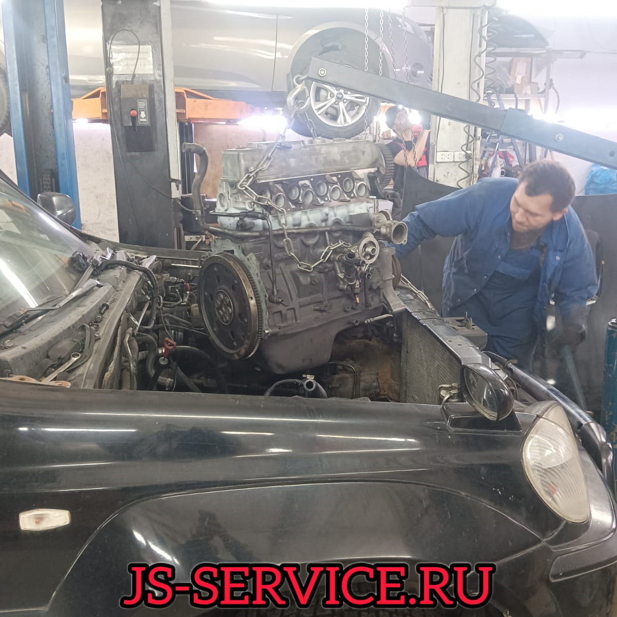 Hyundai Terracan 2003 г.в. Замена двигателя. JS-Service, г. Пушкин, Территория Павильон Урицкого 1Л.