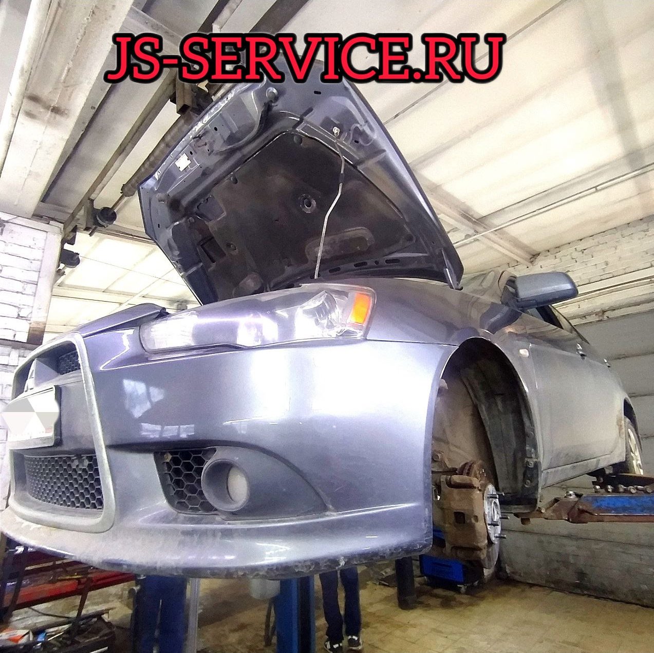 Mitsubishi Lancer 2011 г.в. Замена комплекта сцепления. JS-Service г. Пушкин, территория Павильон Урицкого, д. 1Л