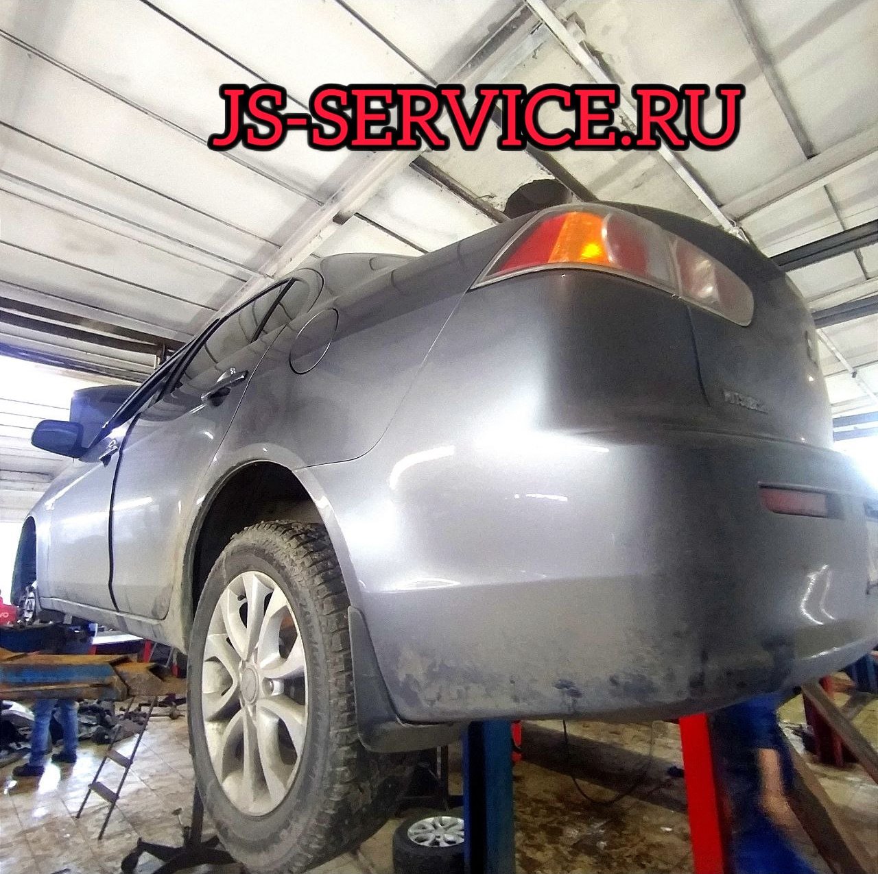 Mitsubishi Lancer 2011 г.в. Замена комплекта сцепления. JS-Service г. Пушкин, территория Павильон Урицкого, д. 1Л