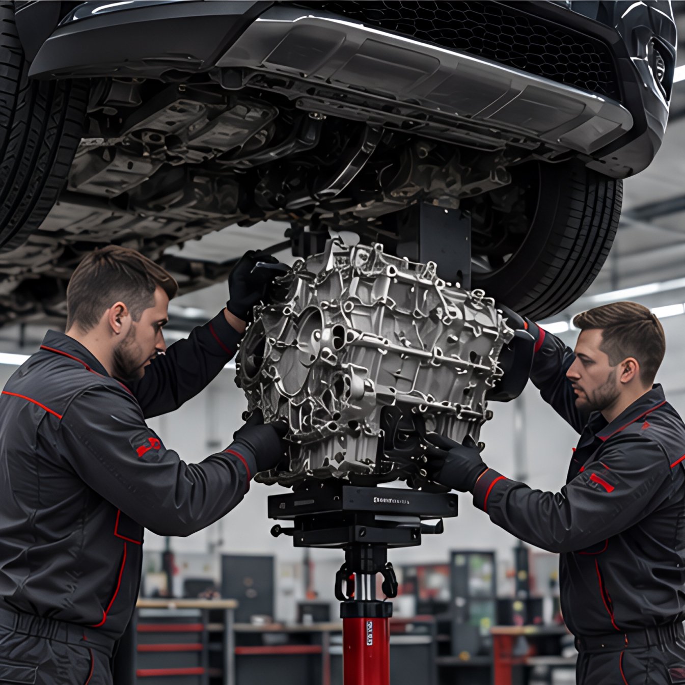 Снятие вариатора CVT с автомобиля